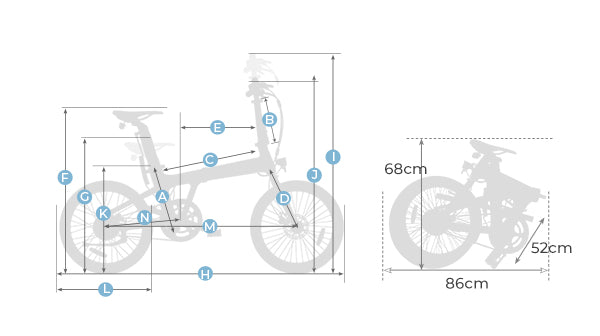 Bicicleta Eléctrica Plegable Xiaomi ADO Air20S con amortiguación delantera 12 AIR 20 266331c5 0c45 4598 aba7 9579f267d98b